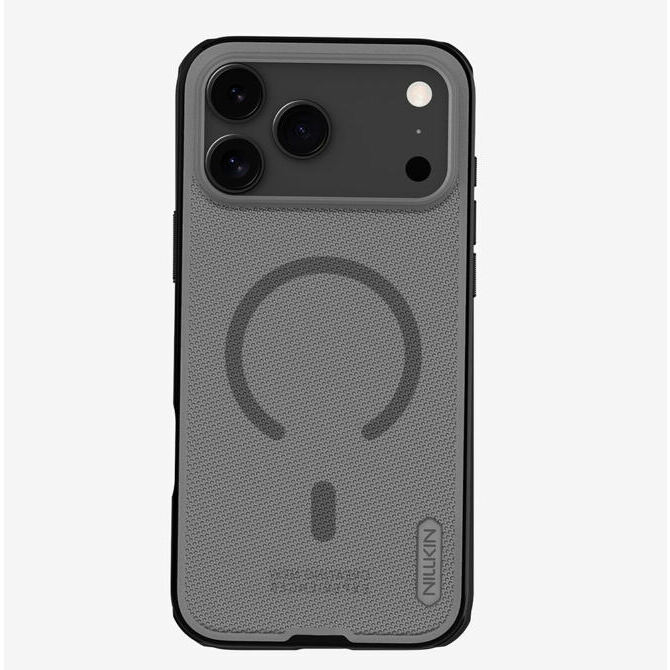 Nillkin Super Frosted Shield Pro MagSafe Hülle iPhone 17 Pro Max transparent/schwarz