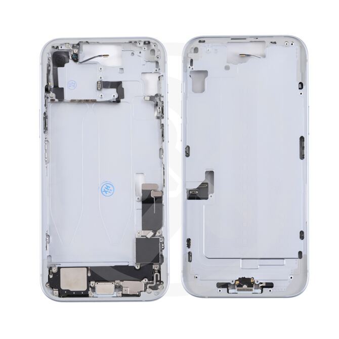 iPhone 15 Plus Mittelrahmen vormontiert (OEM) blau