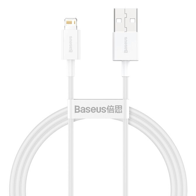 Baseus Superior Ladekabel USB-A auf Lightning 1m weiss
