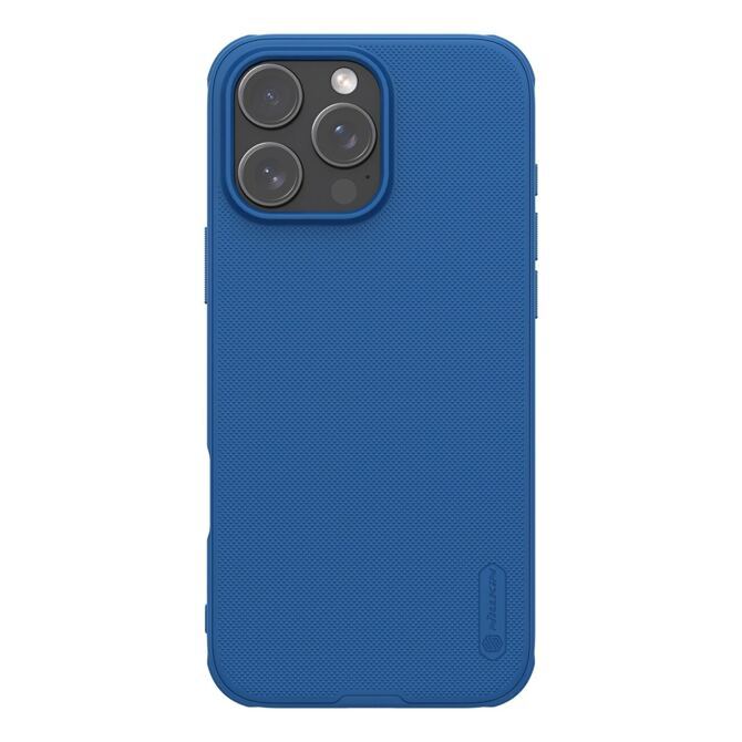 Nillkin Super Frosted Shield Pro MagSafe Hülle iPhone 16 Pro blau