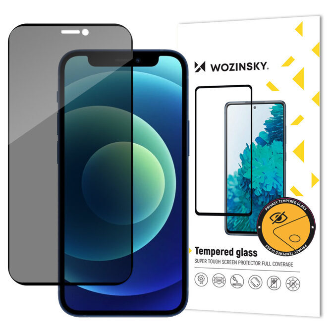 Wozinsky Privacy Glass Schutzglas iPhone 12 Pro Max