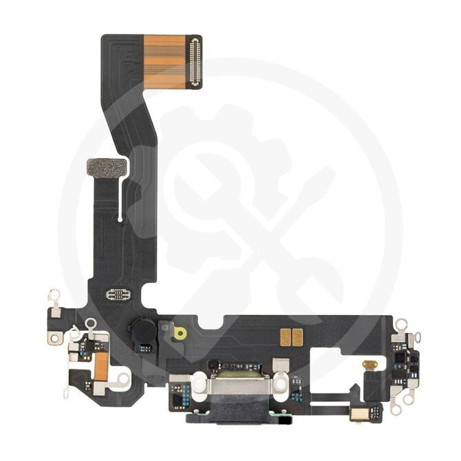 iPhone 12 / 12 Pro Ladebuchse (OEM) schwarz / graphit