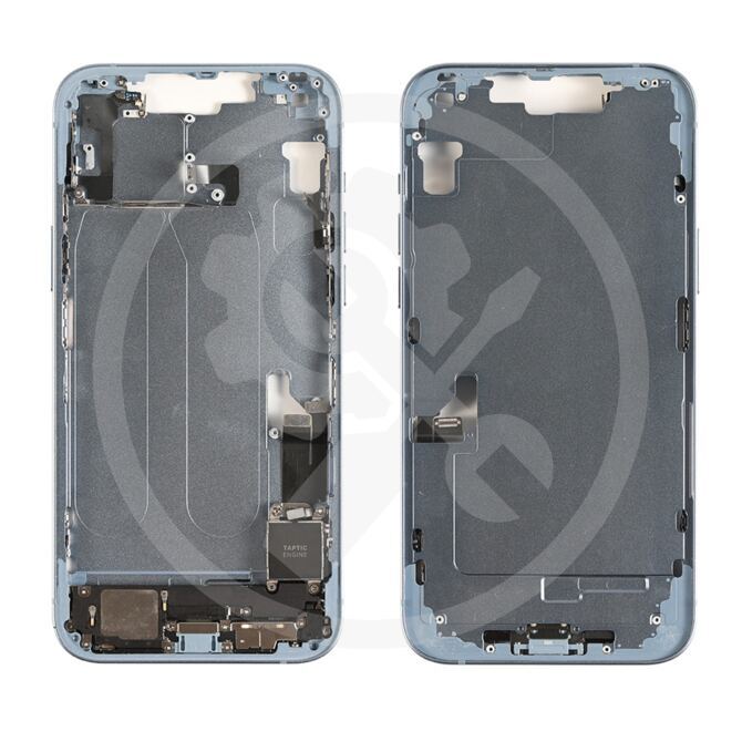 iPhone 14 Plus Mittelrahmen vormontiert (OEM) blau