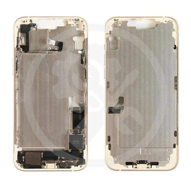 iPhone 14 Plus Mittelrahmen vormontiert (OEM) gelb