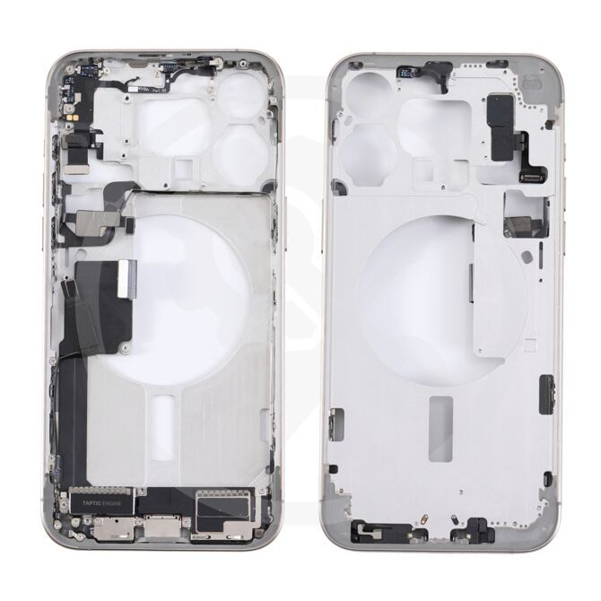 iPhone 15 Pro Max Mittelrahmen vormontiert (OEM) Titan natur