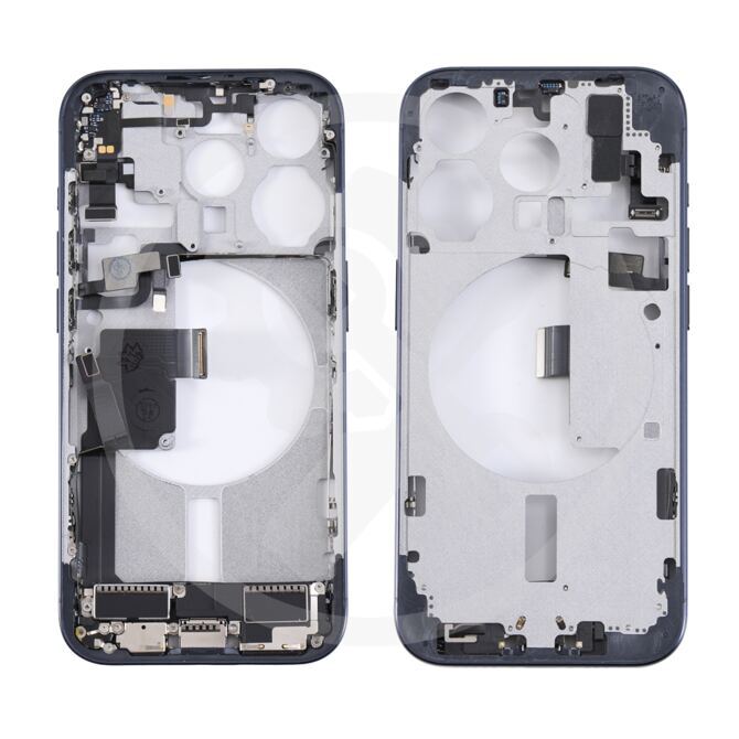 iPhone 15 Pro Mittelrahmen vormontiert (OEM) Titan blau