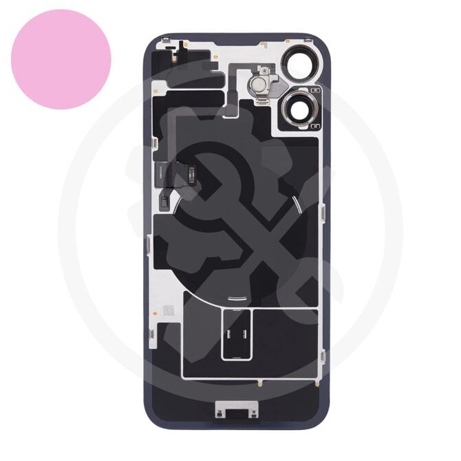 iPhone 16 Plus Rückglas (OEM) komplett pink