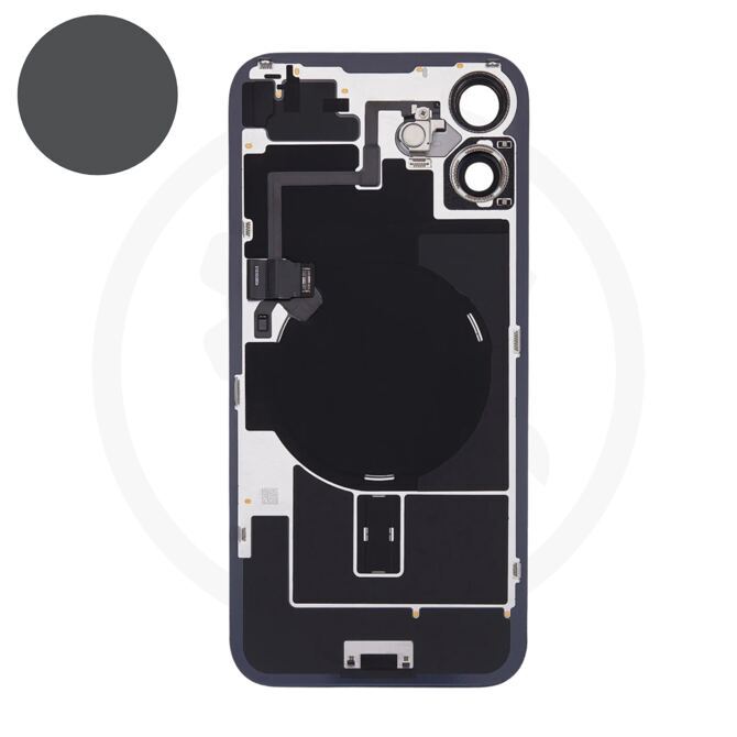 iPhone 16 Plus Rückglas (OEM) komplett schwarz