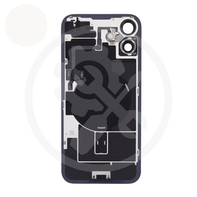 iPhone 16 Plus Rückglas (OEM) komplett weiss