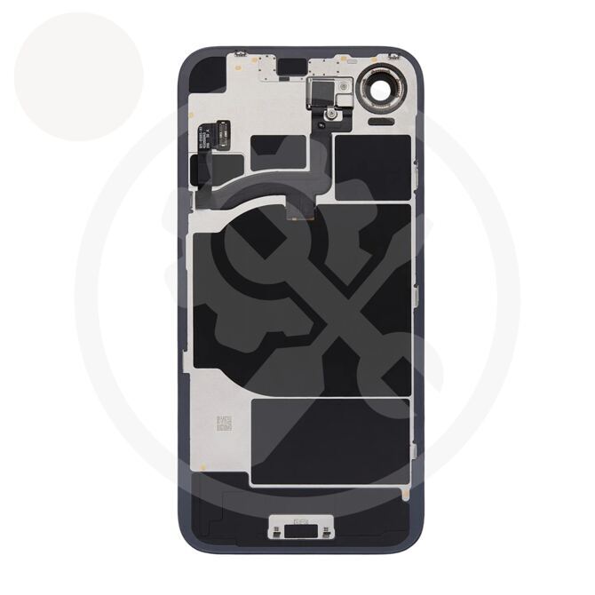 iPhone 16e Rückglas (OEM) komplett weiss