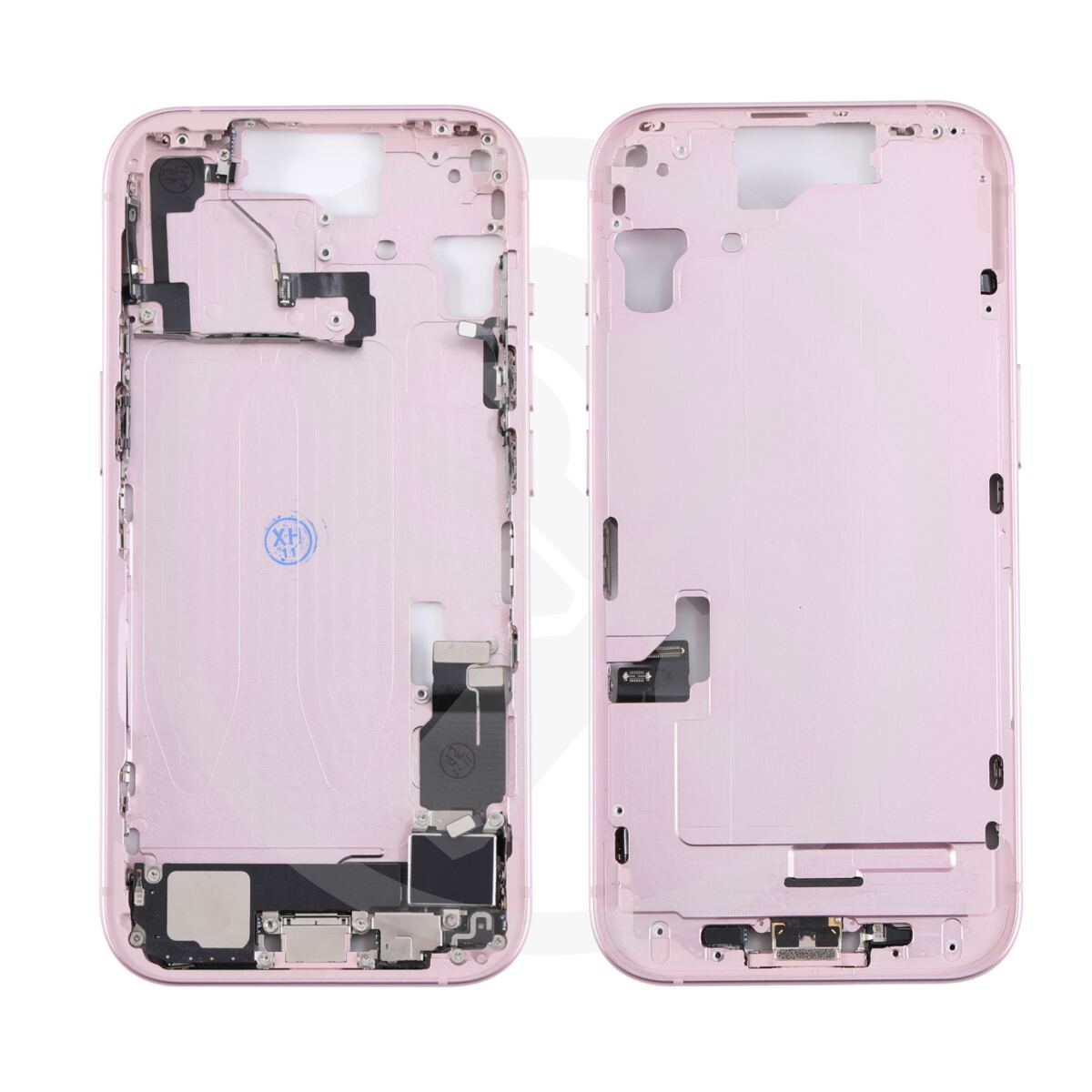 iPhone 15 Mittelrahmen vormontiert (OEM) pink