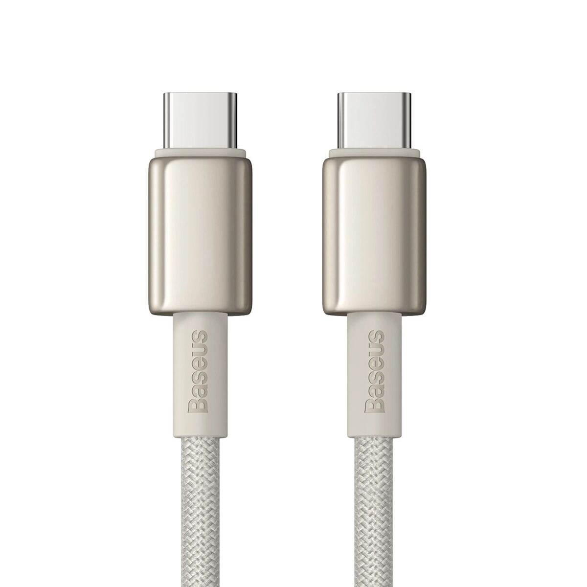 Baseus Tungsten Ladekabel 100W USB-C auf USB-C 1m silbergold