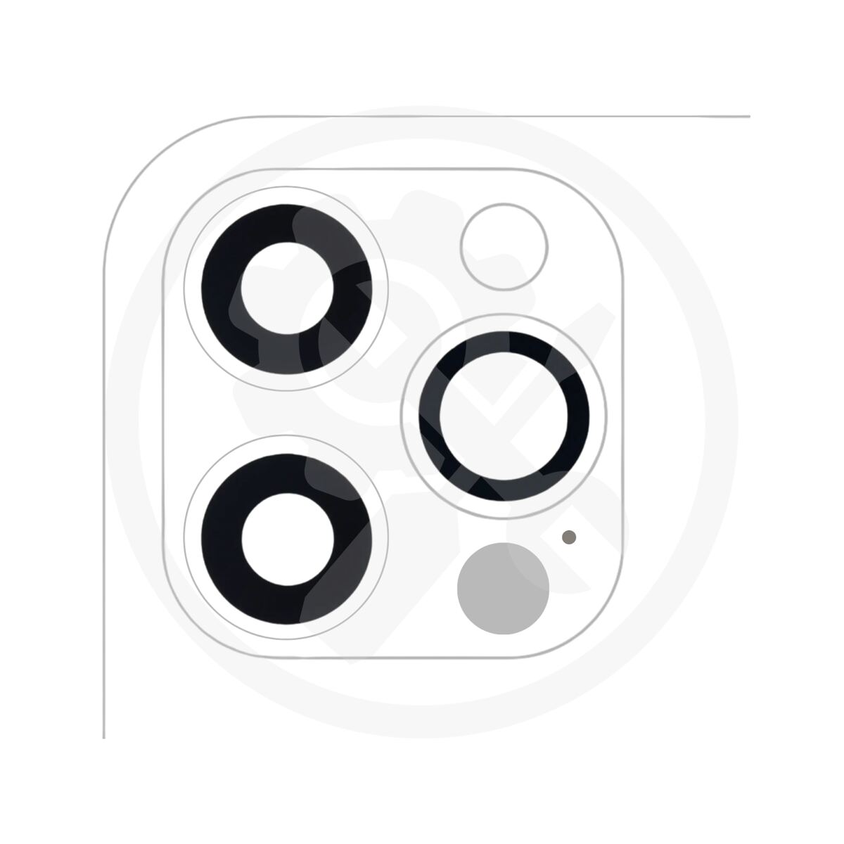 iPhone 12 Pro Kameraglas-Set (OEM)