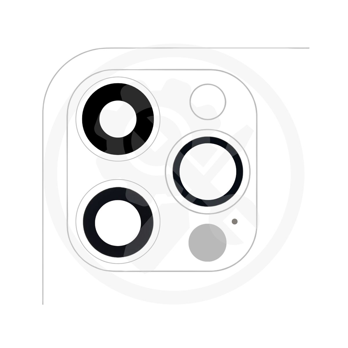 iPhone 13 Pro / 13 Pro Max Kameraglas-Set (OEM)