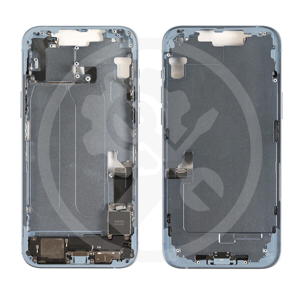 iPhone 14 Mittelrahmen vormontiert (OEM) blau