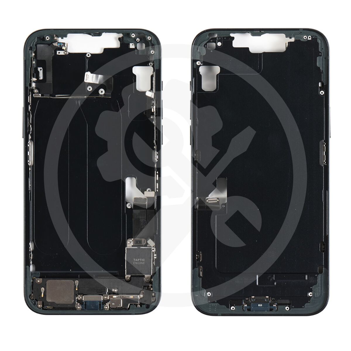 iPhone 14 Plus Mittelrahmen vormontiert (OEM) mitternacht