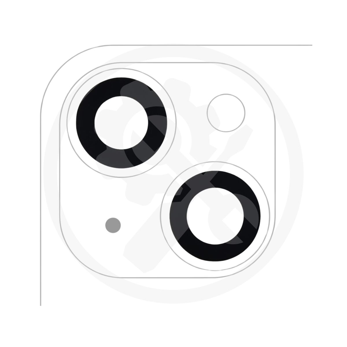 iPhone 14 / 14 Plus Kameraglas-Set (OEM)