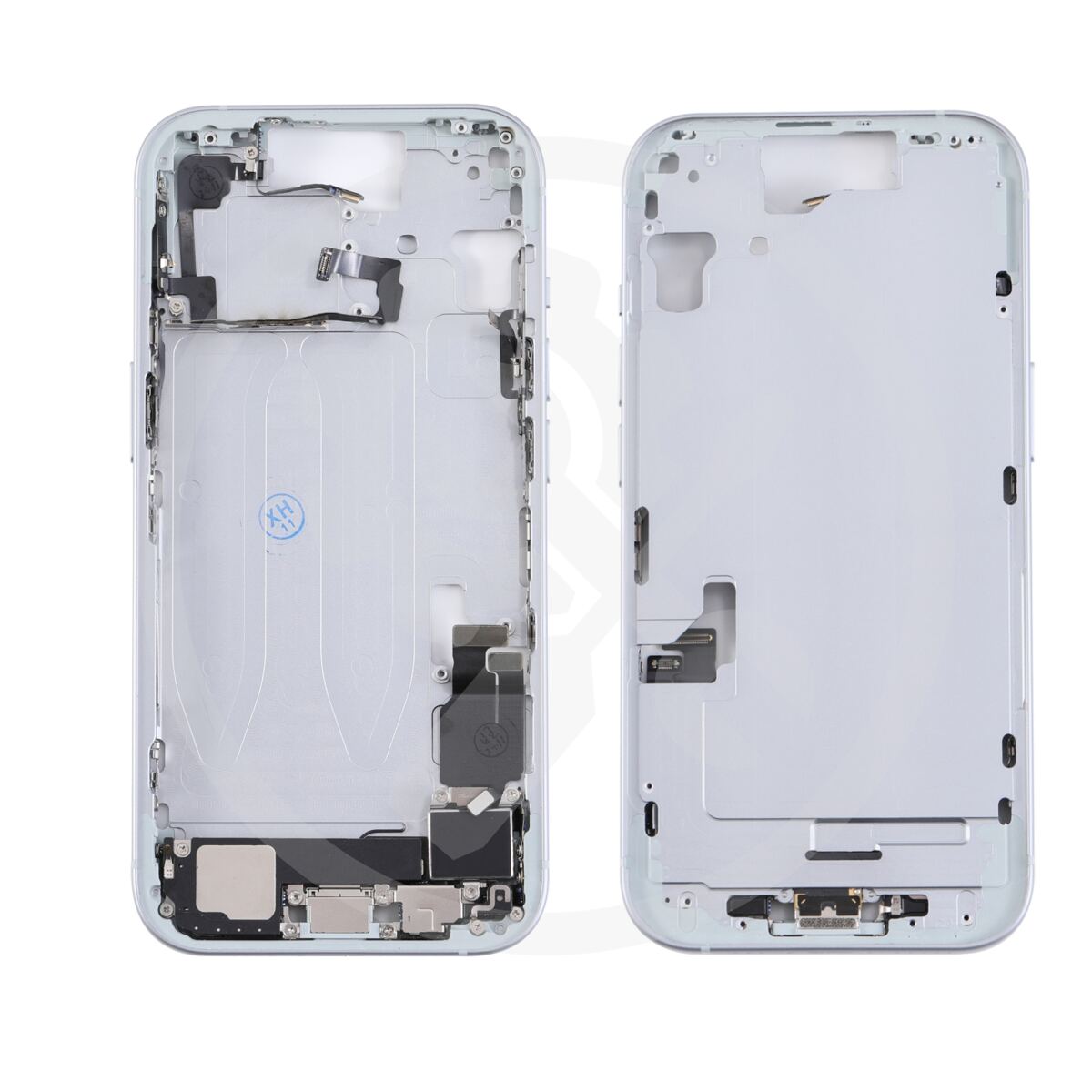 iPhone 15 Mittelrahmen vormontiert (OEM) blau