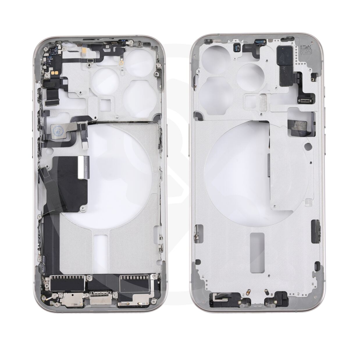 iPhone 15 Pro Mittelrahmen vormontiert (OEM) Titan natur