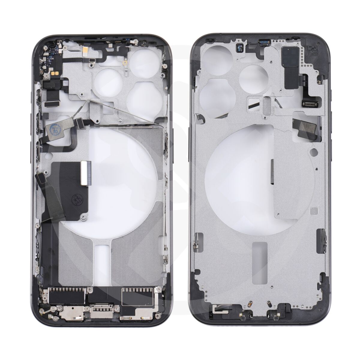 iPhone 15 Pro Mittelrahmen vormontiert (OEM) Titan schwarz