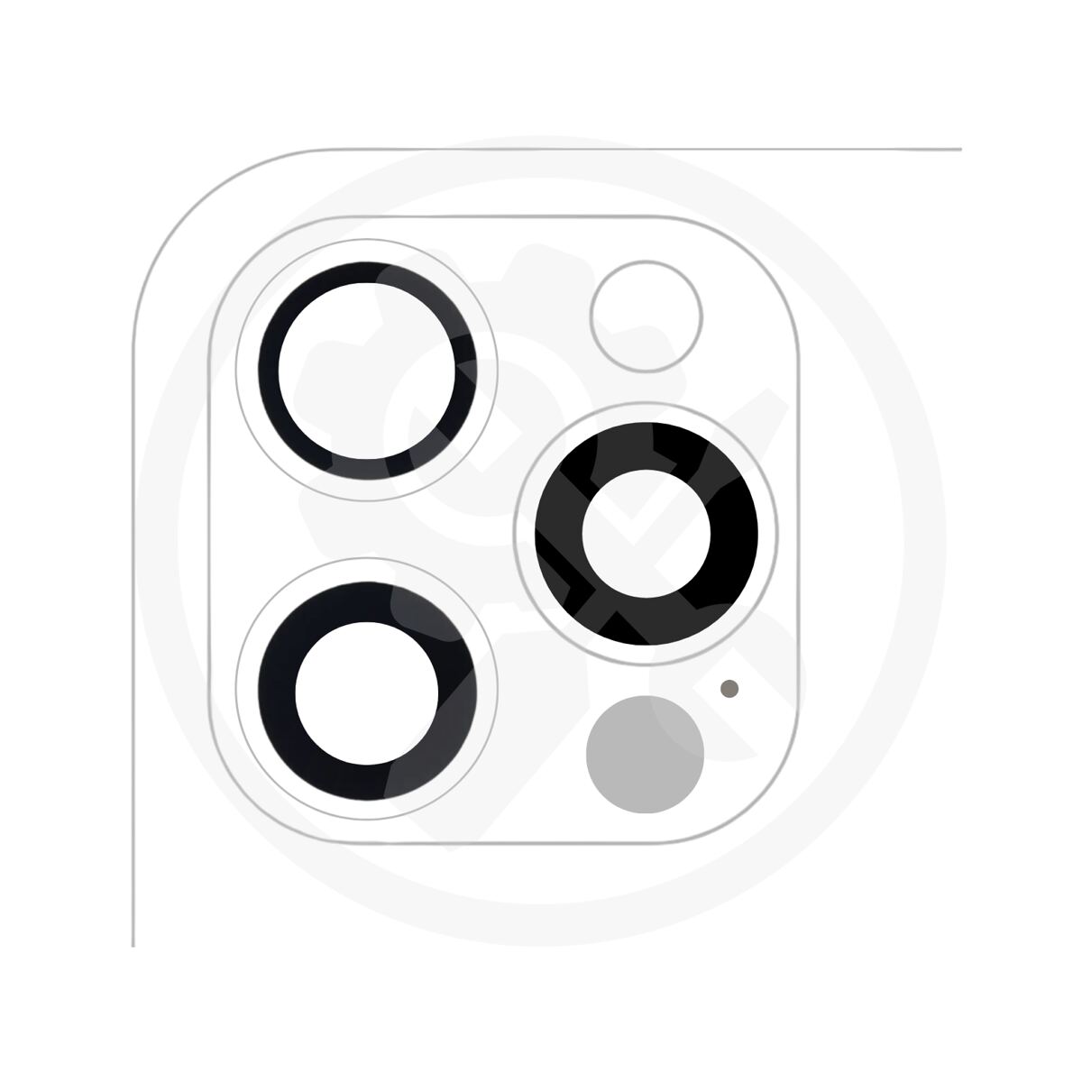 iPhone 16 Pro Max Kameraglas-Set (OEM)